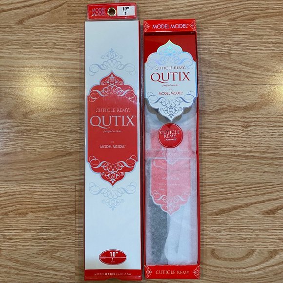 #55 REMY 10" QUTIX 100% HUMAN HAIR EXTENSION - Picture 1 of 3